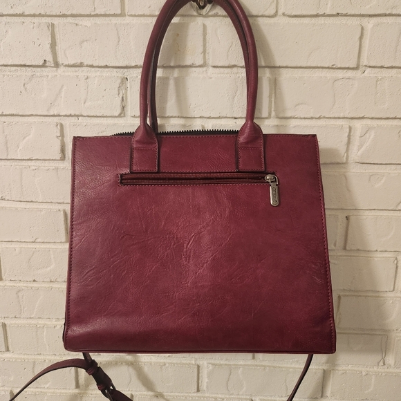 Wrangler Purple Croc-Embossed Women's Bag - Picture 5 of 11